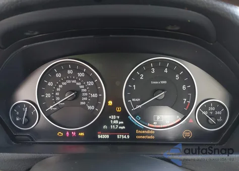 2014 BMW 428I z USA, uszkodzony, nr VIN WBA3N7C5XEK220138